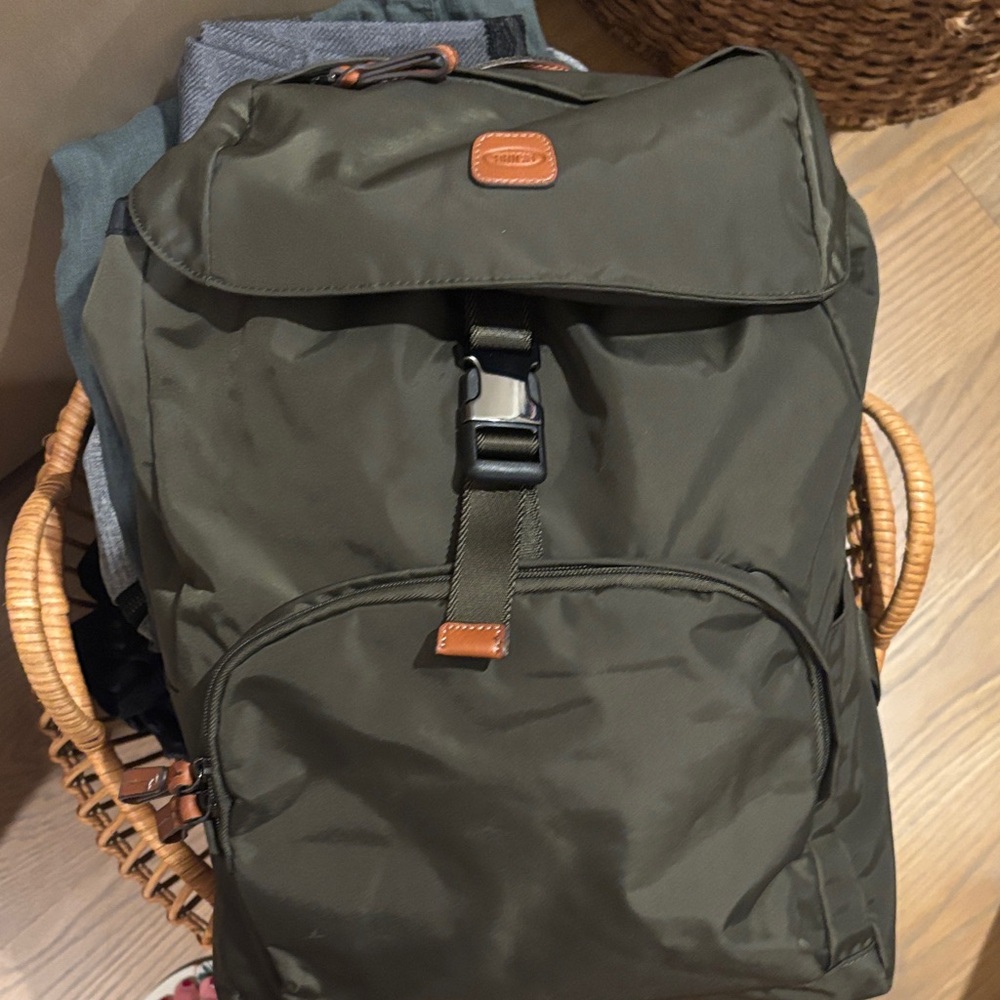 Brics Olive Green Backpack